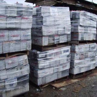 Drained Lead Battery Scrap